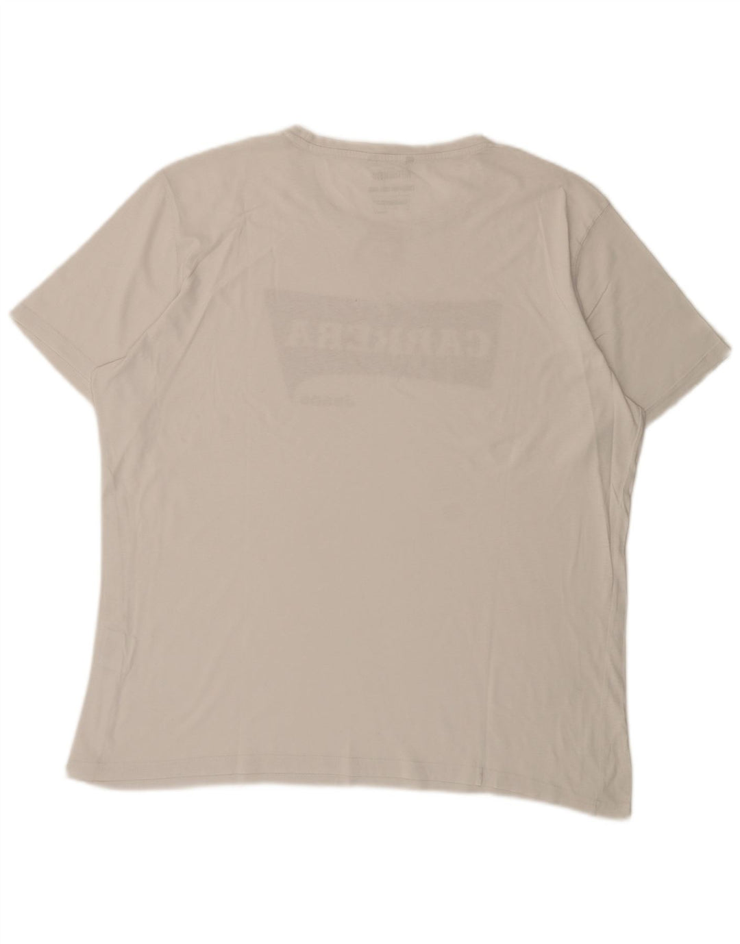 T-shirt grafica da uomo Carrera Top 2XL cotone bianco