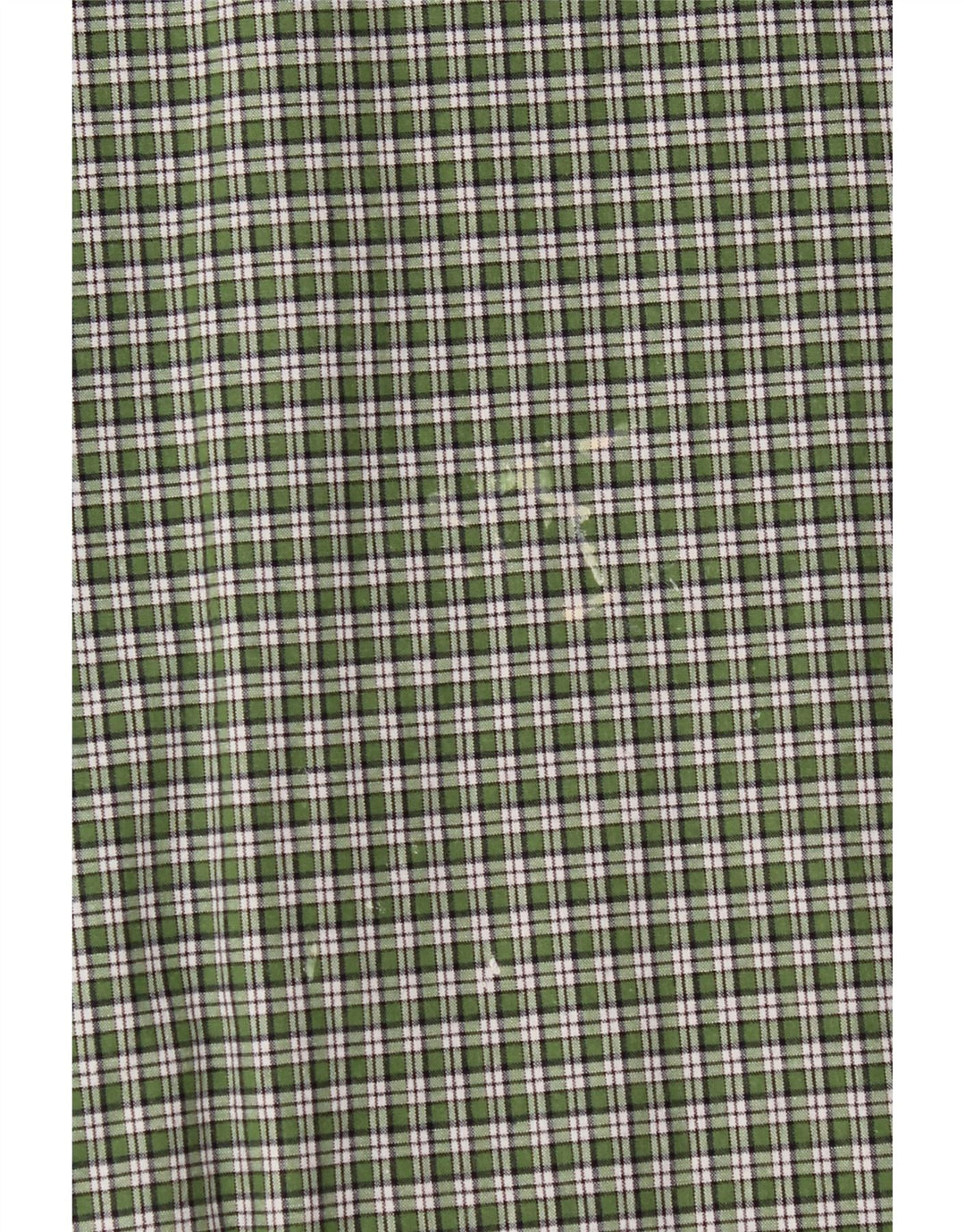 Camicia a maniche corte da uomo Wrangler XL in cotone a quadri verdi