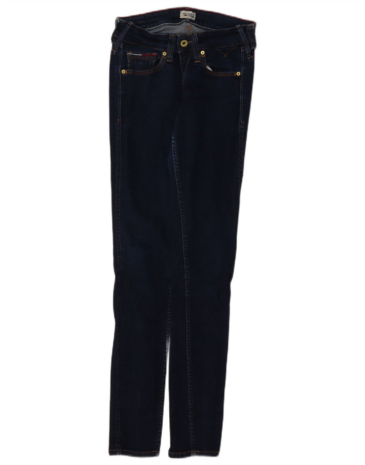 TOMMY HILFIGER Jeans skinny da donna W27 L32 cotone blu navy
