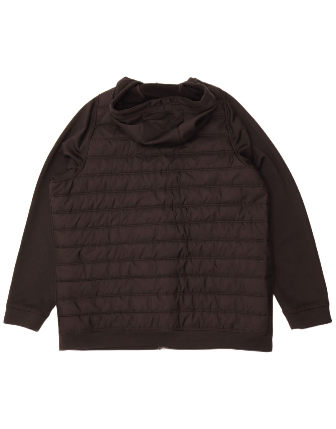 Giacca imbottita con cappuccio Nike da uomo UK 42 XL nylon nero