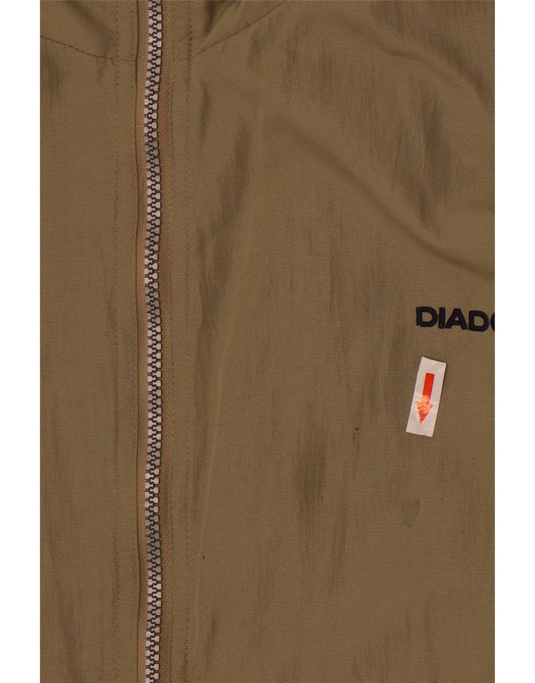 Giacca antipioggia da uomo Diadora Loose Fit UK 36 Small Khaki Poliammide