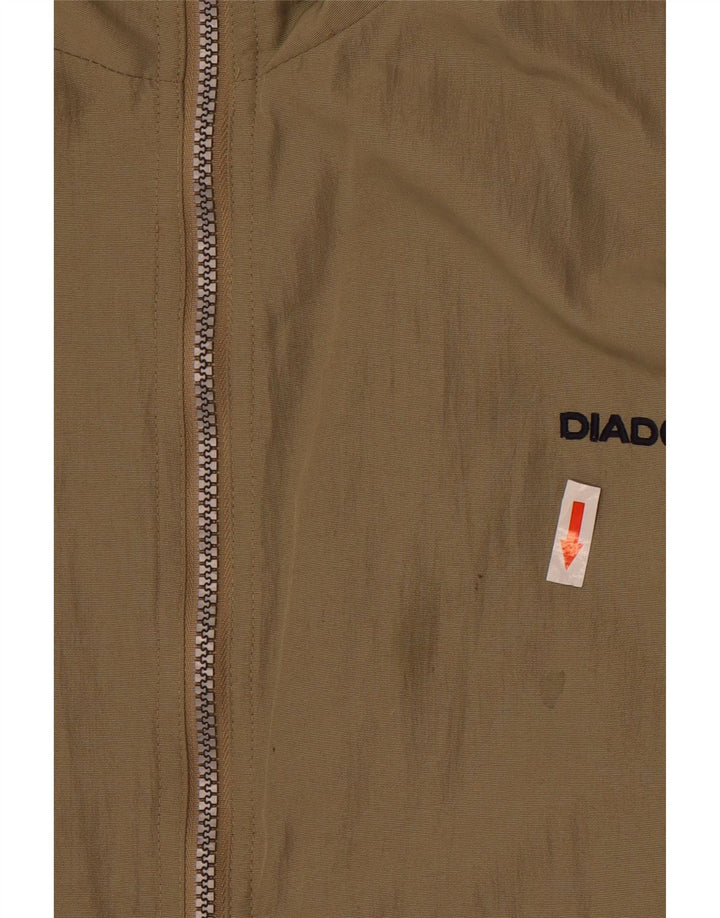 Giacca antipioggia da uomo Diadora Loose Fit UK 36 Small Khaki Poliammide
