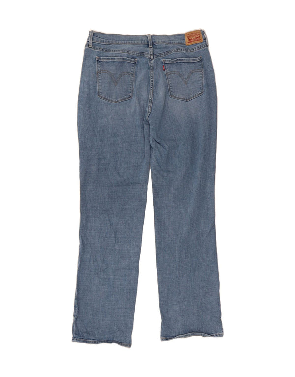 LEVI'S Jeans dritti da donna 505 a vita alta US 16 2XL W34 L32 Cotone blu