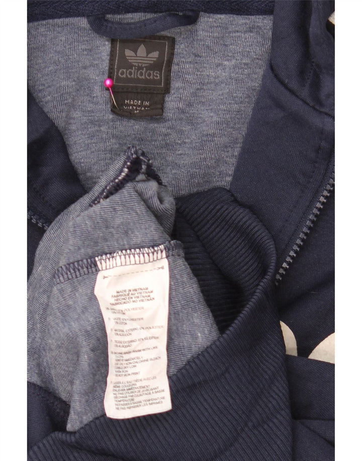 Giacca da tuta da uomo ADIDAS media poliestere blu navy