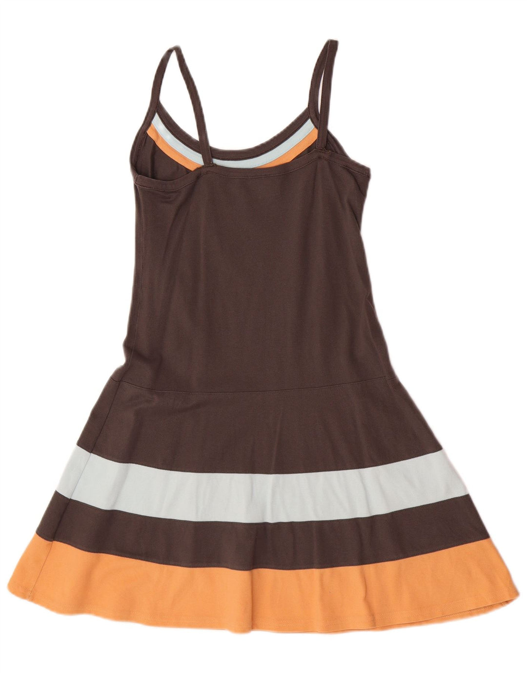 Prendisole da donna Lacoste taglia 38 color block marrone medio