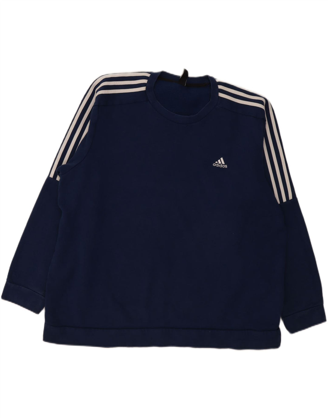 Felpa Adidas Uomo Maglione 2XL Blu Navy Cotone