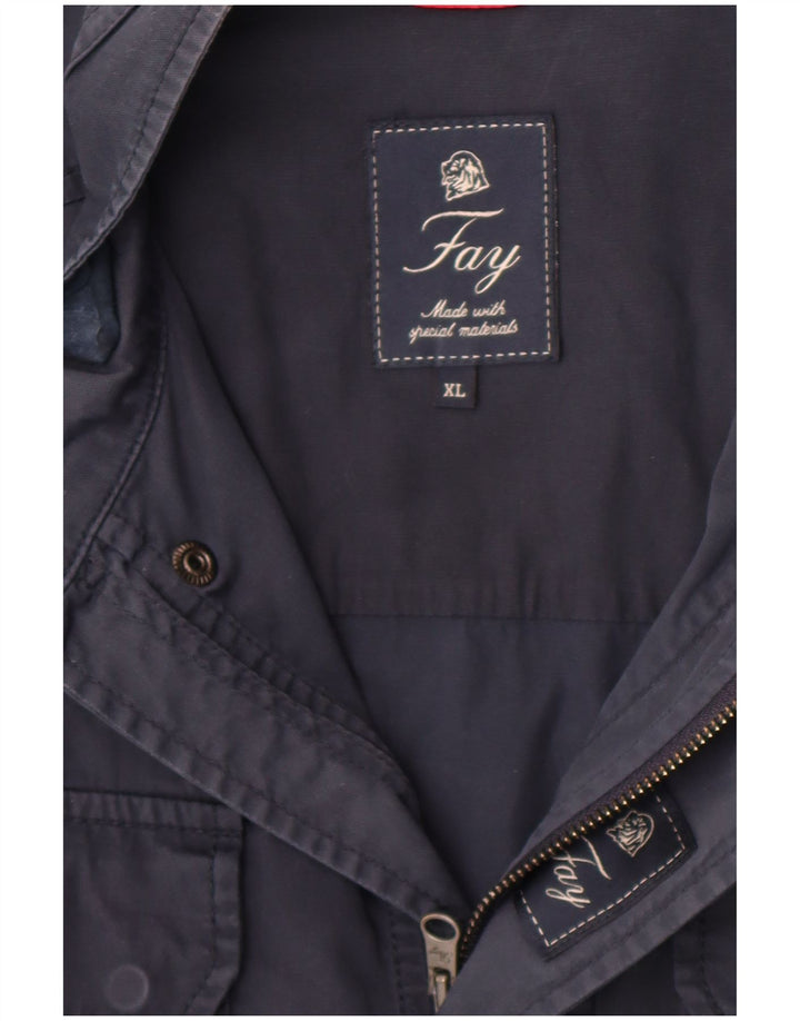 Giacca utility da uomo Fay UK 42 XL Blu Navy