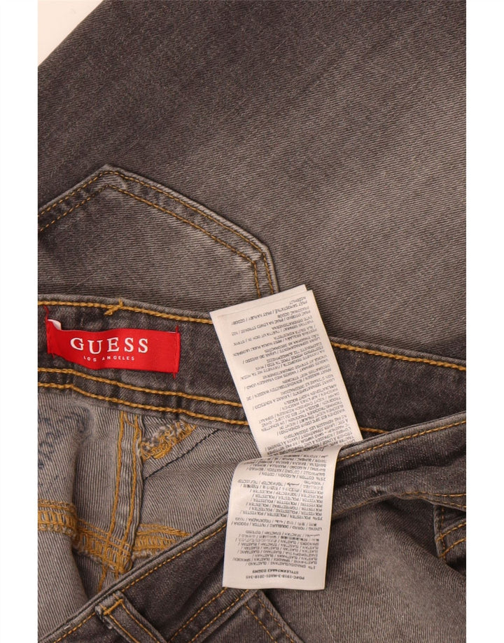 Jeans slim da uomo Guess W33 L32 cotone grigio