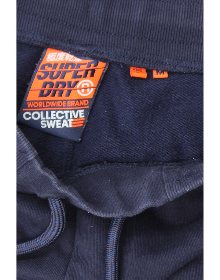 Pantaloni da tuta da uomo Superdry Joggers medio cotone blu navy