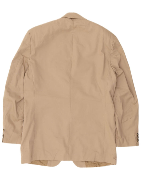 Giacca blazer a 2 bottoni da uomo Marks & Spencer UK 40 Cotone beige medio