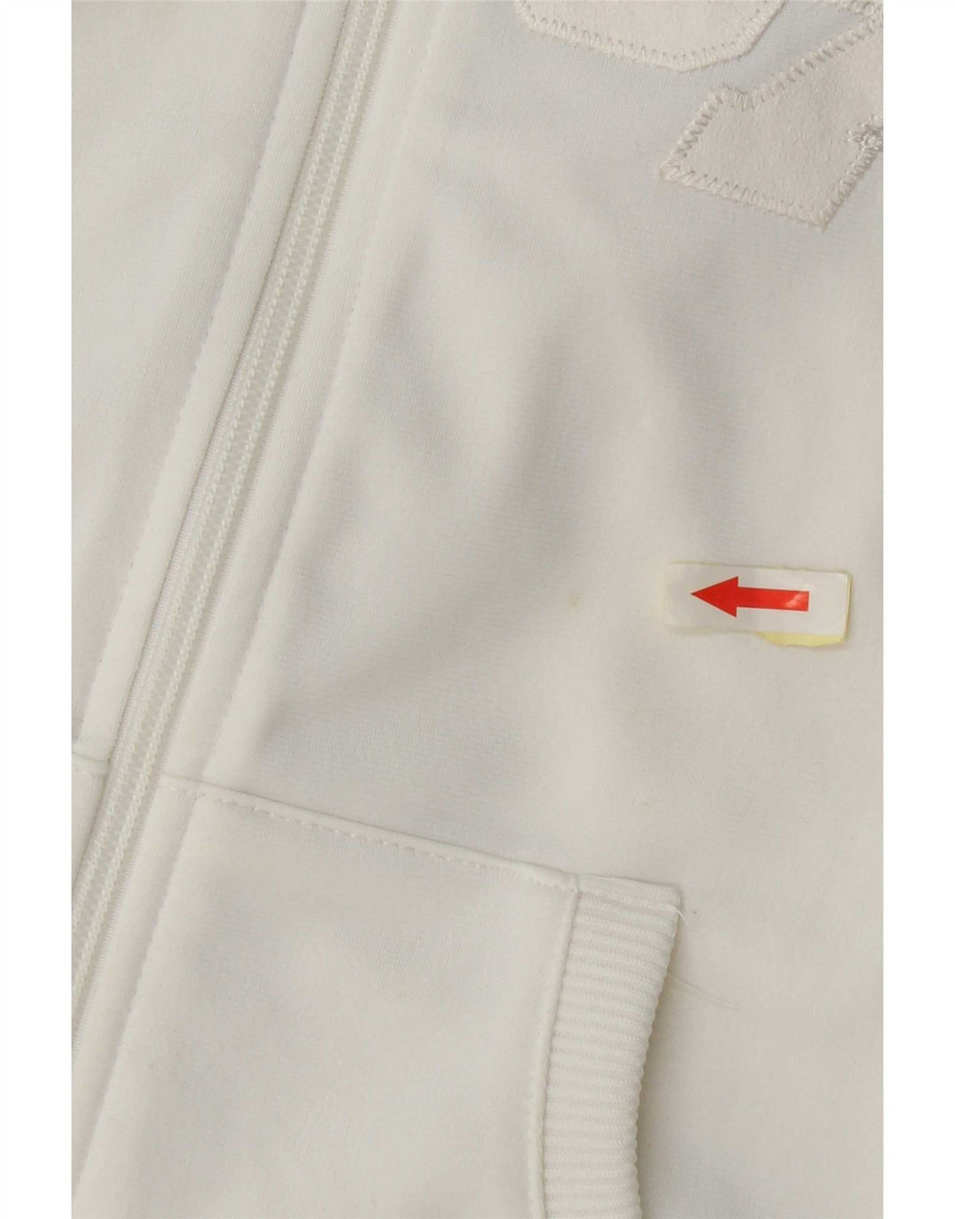 Giacca da ginnastica grafica da donna Nike UK 8/10 Small White Colourblock