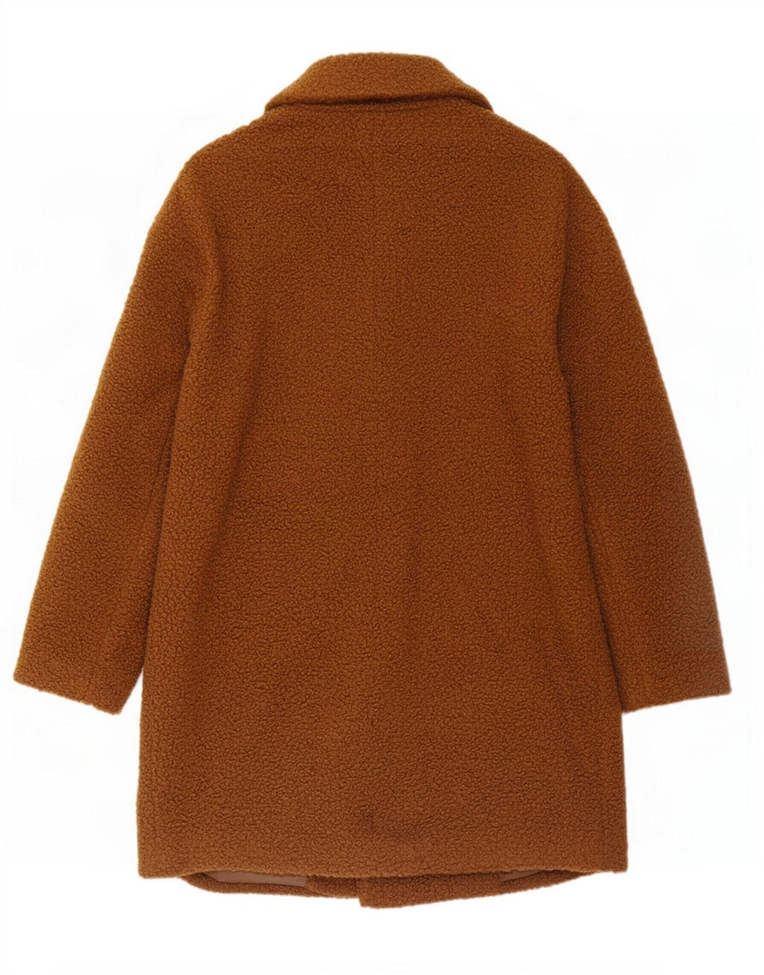 Cappotto oversize in pelliccia sintetica Marks & Spencer da donna UK 14 grande marrone