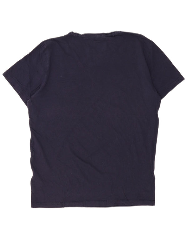 JACK & JONES T-shirt grafica da uomo in cotone medio blu navy