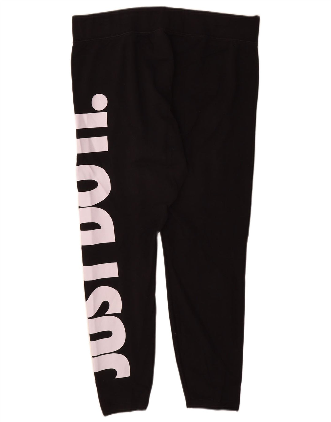 Leggings grafici da donna Nike UK 20 2XL cotone nero
