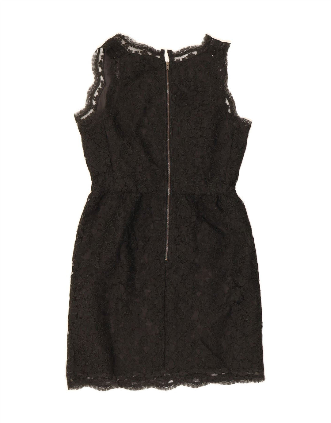 J. CREW Womens Sleeveless Lace Sheath Dress Small Black Polyester Vintage J. Crew and Second-Hand J. Crew from Messina Hembry 