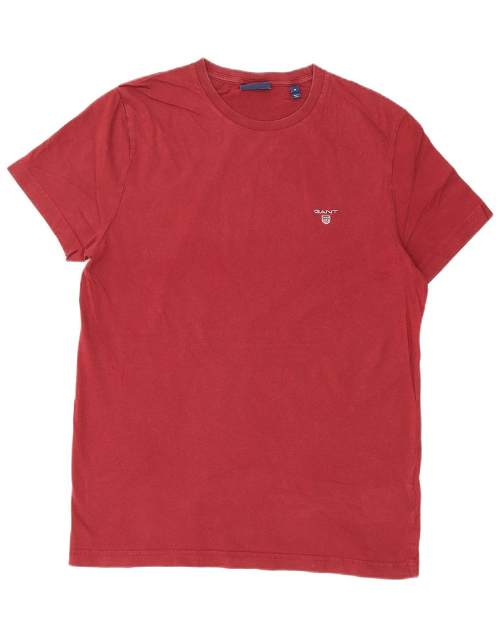 T-shirt da donna Gant Top in cotone bordeaux medio