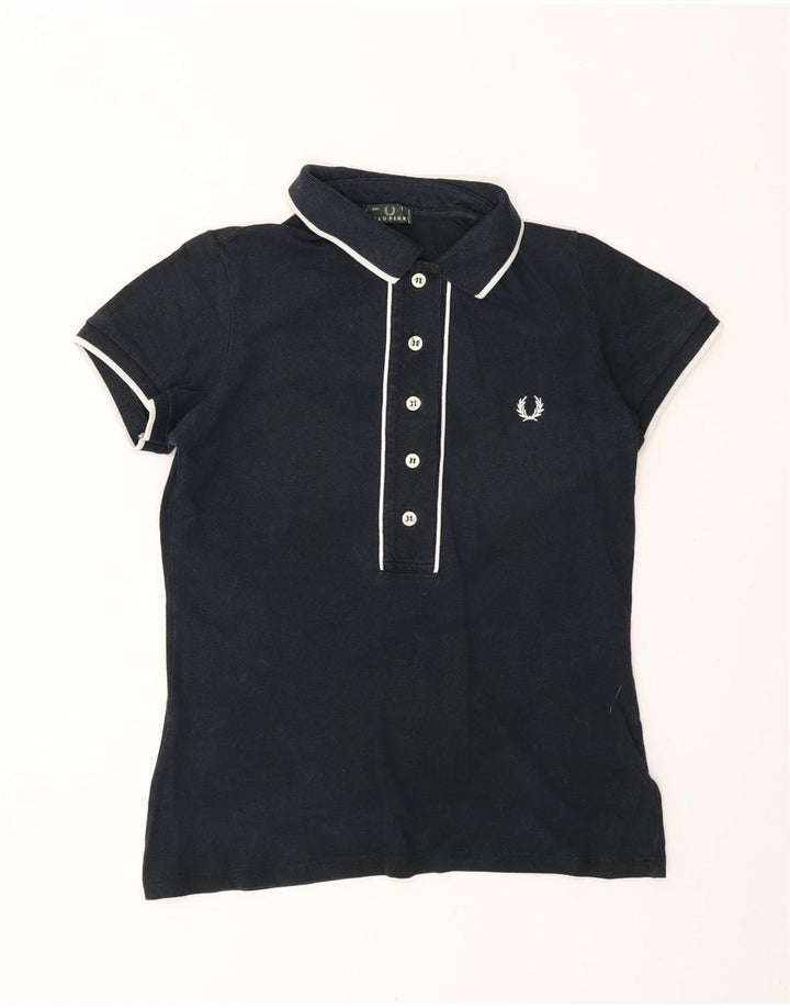 Polo da donna Fred Perry UK 12 medio blu navy