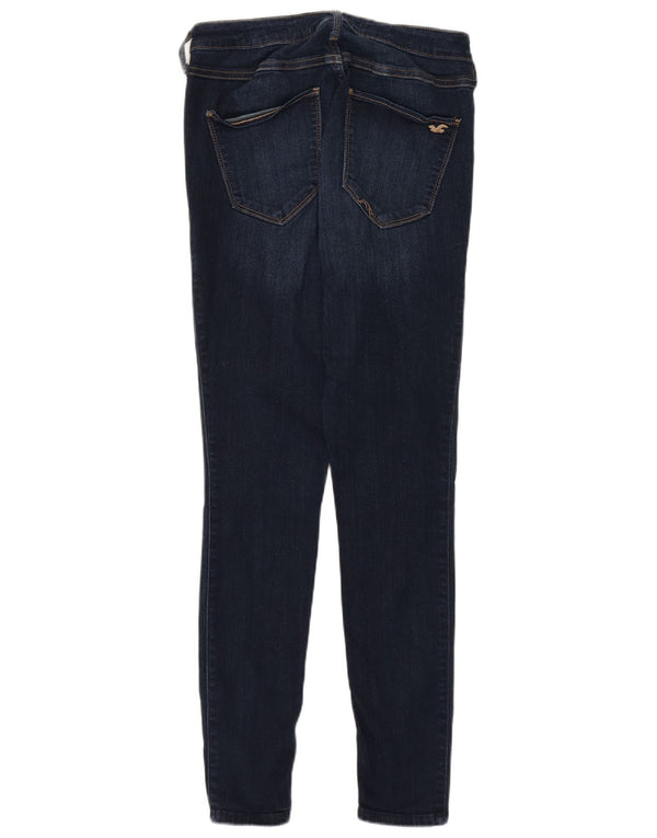 Jeans Hollister Donna Curvy Fit Legging a Vita Alta W30 L28 Blu Navy