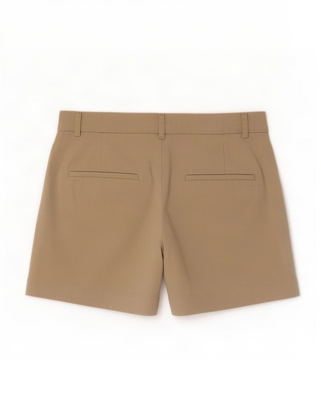 Pantaloncini casual con ancoraggio da donna Zara medi W28 in cotone beige