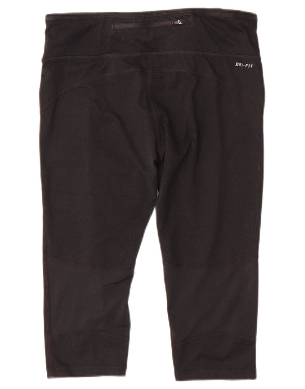 Leggings Nike Dri Fit Capri da donna UK 14 medio nero