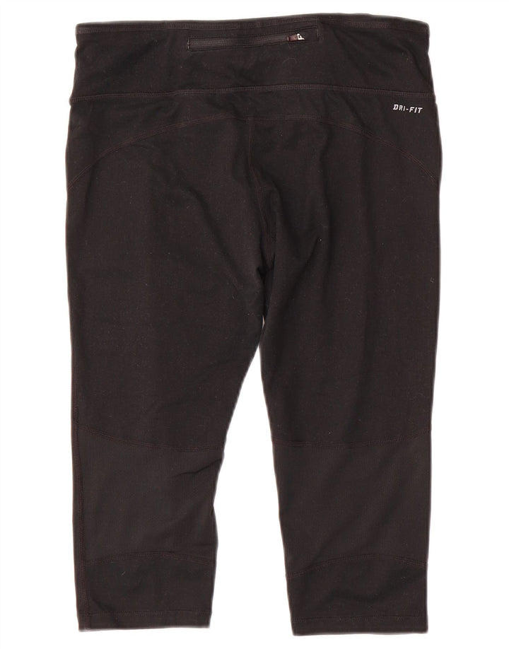 Leggings Nike Dri Fit Capri da donna UK 14 medio nero
