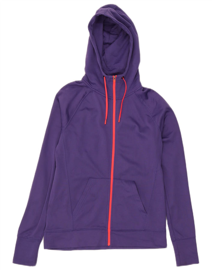 Maglione con cappuccio e zip Champion da donna Performance UK 10 piccolo poliestere viola