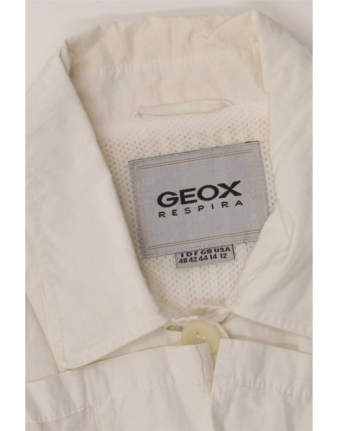 Giacca utility da donna Geox UK 14 grande bianca