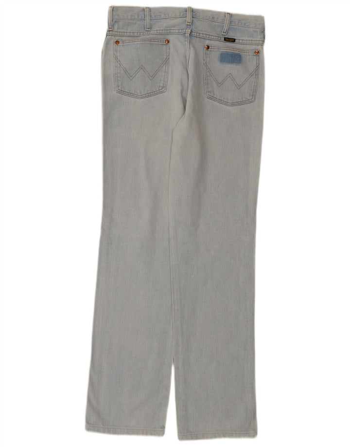 Jeans dritti da uomo Wrangler W33 L34 cotone blu