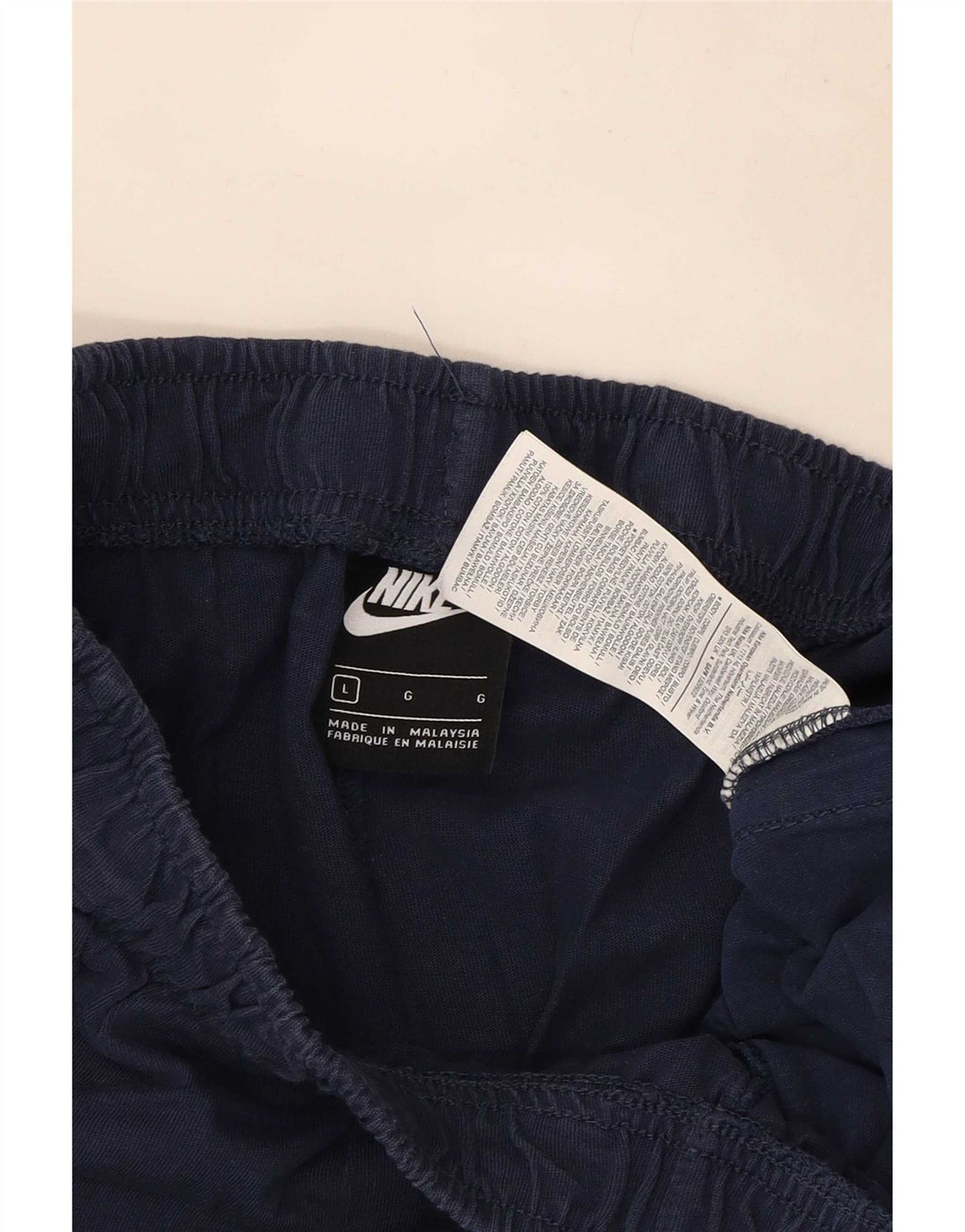 Pantaloncini sportivi da uomo Nike Large in cotone blu navy