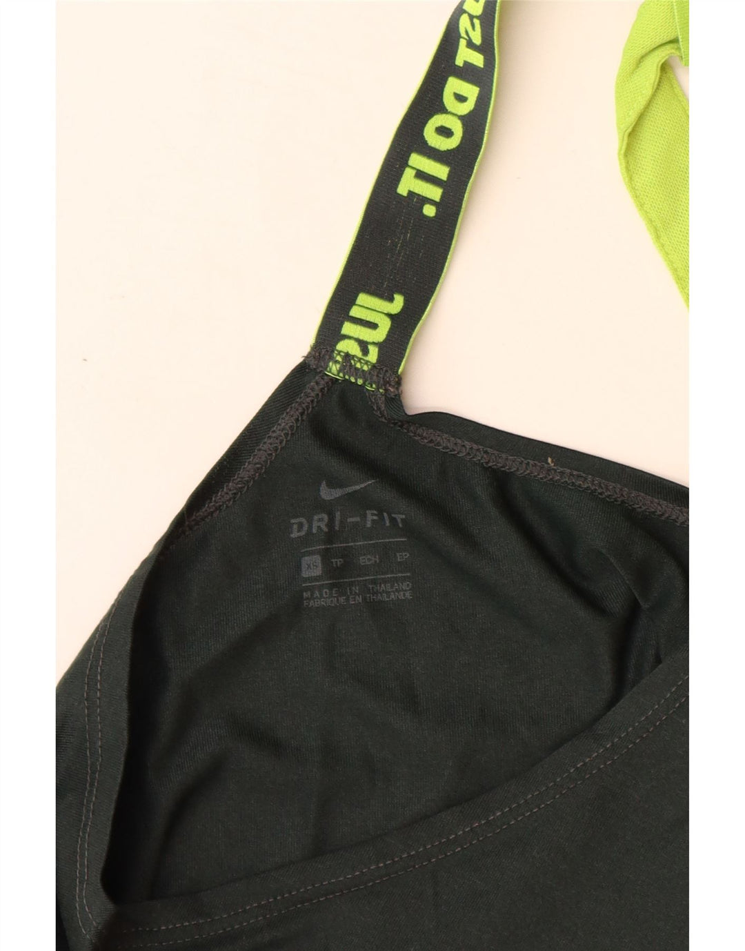 Canotta grafica Nike da donna UK 6 XS nera
