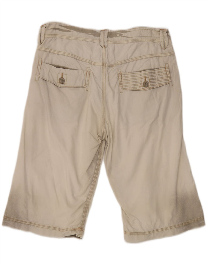 Bermuda da uomo Marlboro Classics W31 in cotone beige medio