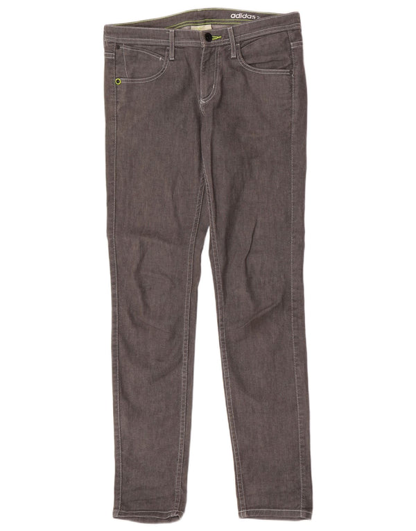 Jeans slim da donna Adidas Neo Label W32 L32 cotone grigio