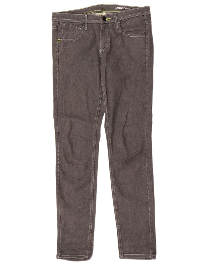 Jeans slim da donna Adidas Neo Label W32 L32 cotone grigio