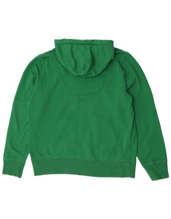 Felpa con cappuccio da uomo Nike Large in cotone verde
