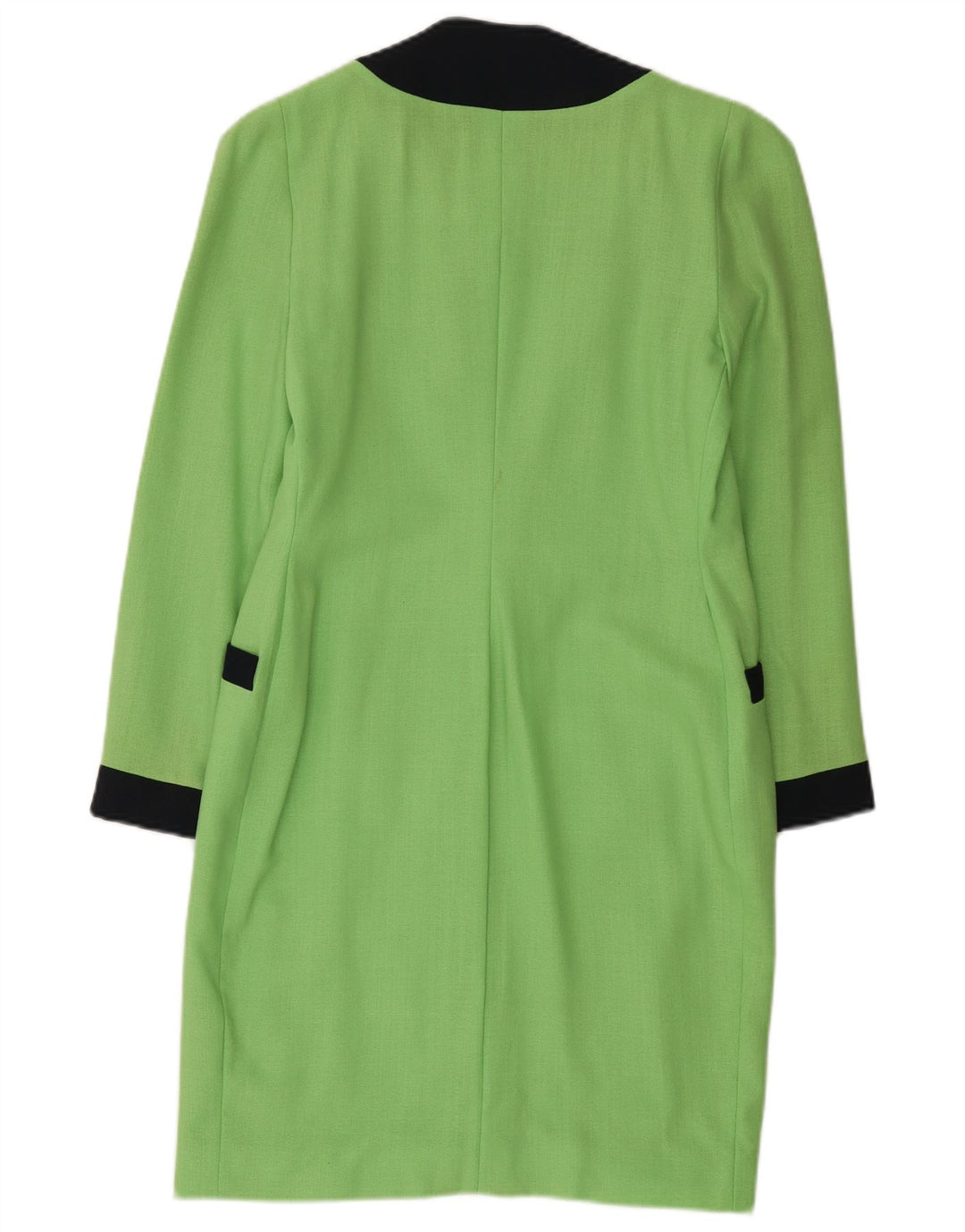 Gai Mattiolo Giacca blazer lunga da donna IT 42 Verde medio Colourblock