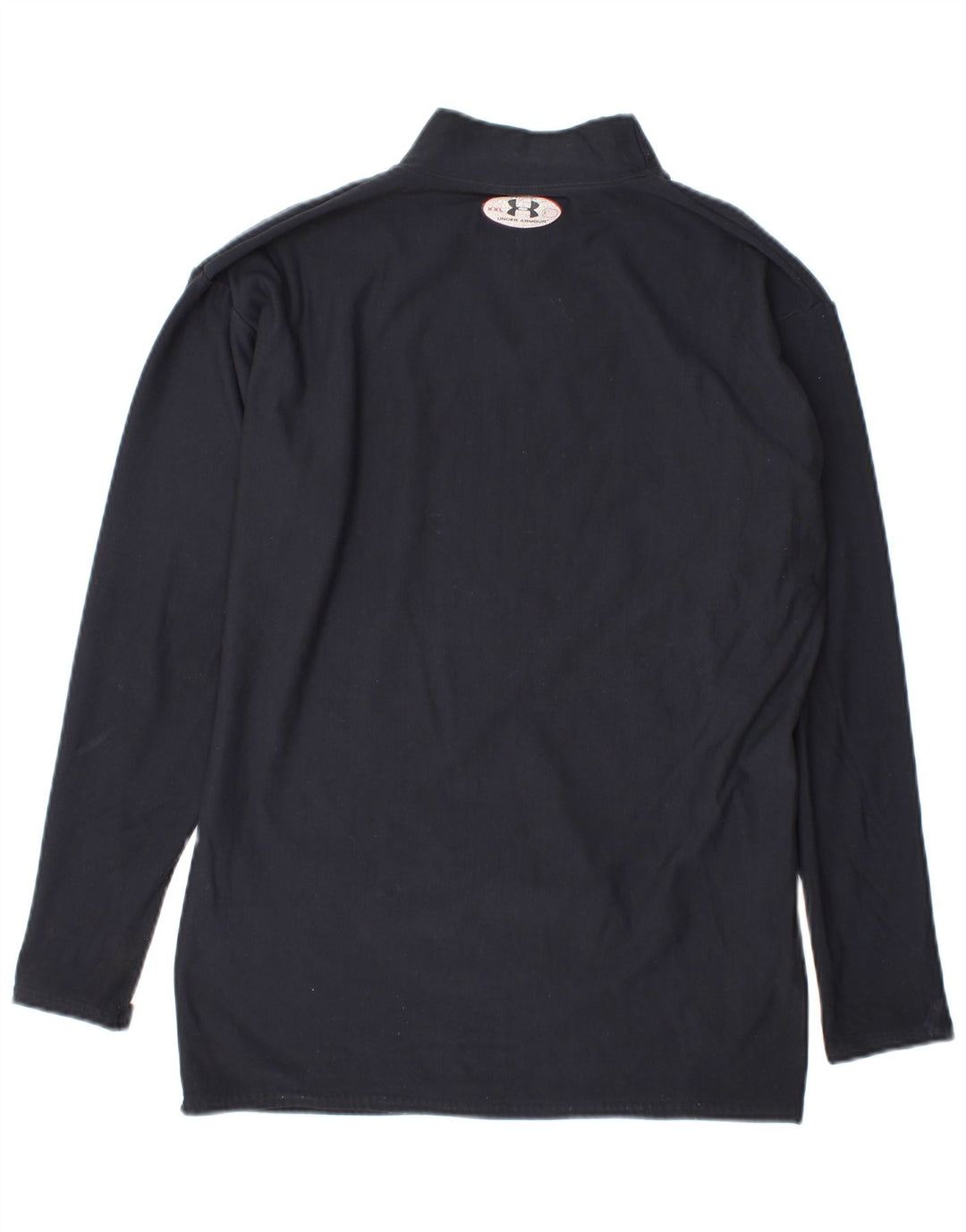 Maglia da uomo Under Armour a maniche lunghe grande in nylon blu navy