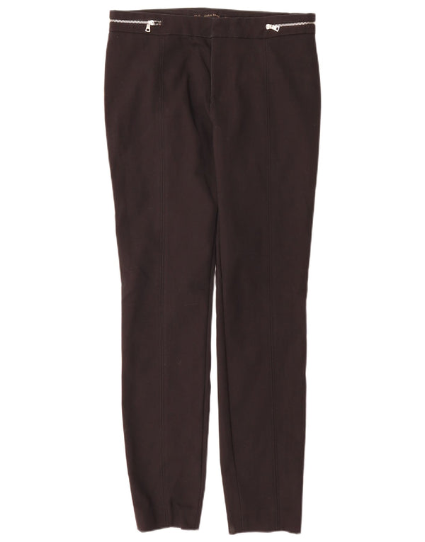 Pantaloni casual skinny da donna Zara EU 34 2XS W26 L29 cotone nero