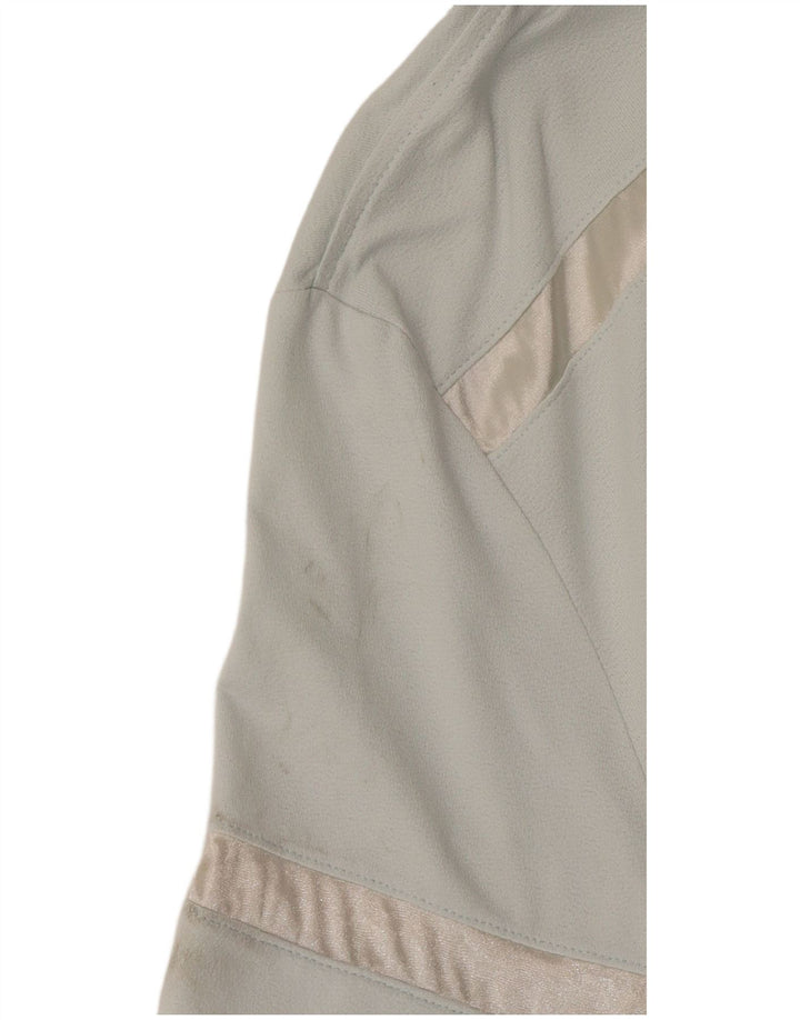 Polo da donna SERGIO TACCHINI UK 14 Large Blu Poliammide