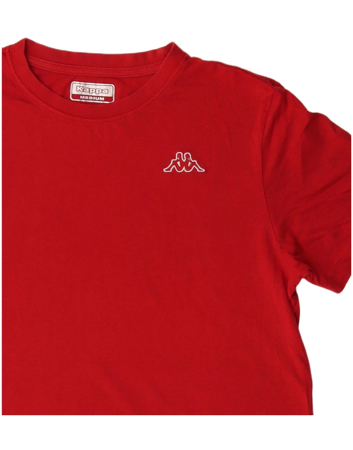 T-shirt da donna KAPPA Top UK 14 cotone rosso medio