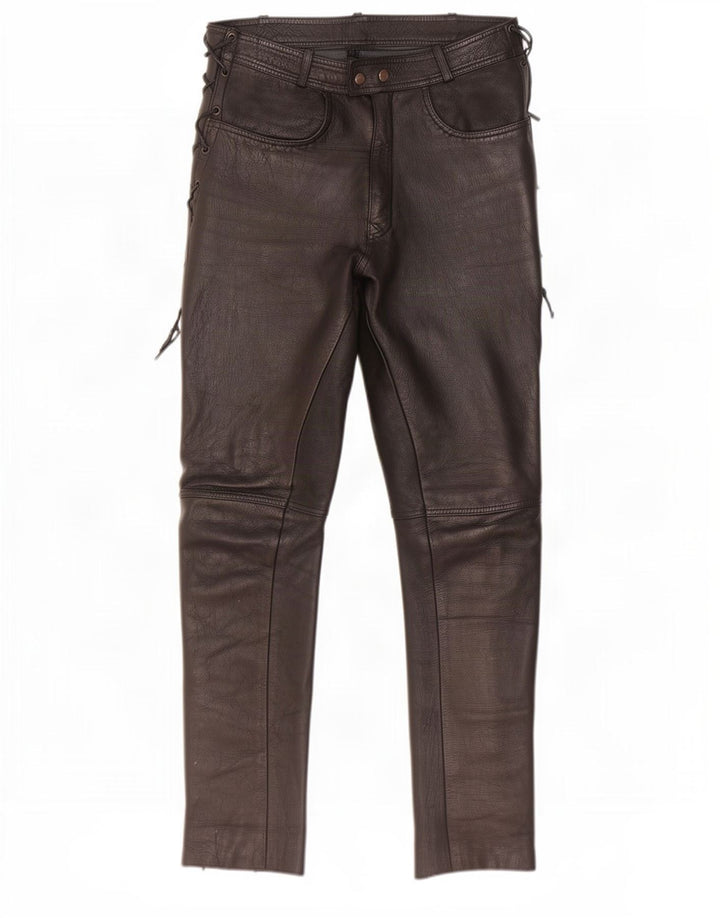 Pantaloni in pelle slim da uomo Modeka XL W34 L33 neri