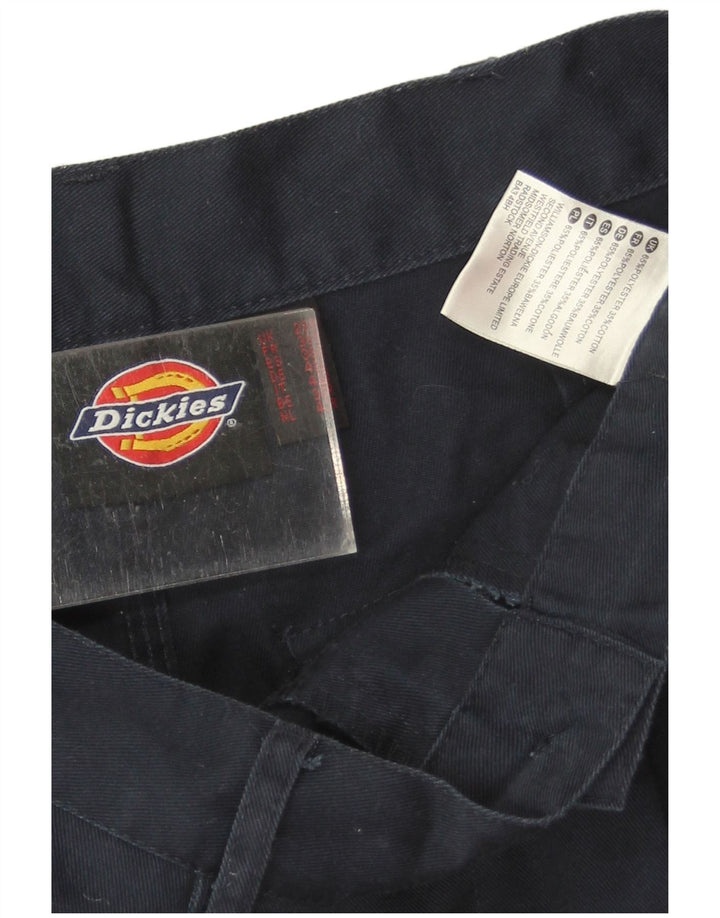 Pantaloni cargo dritti da uomo Dickies W28 L31 poliestere blu navy
