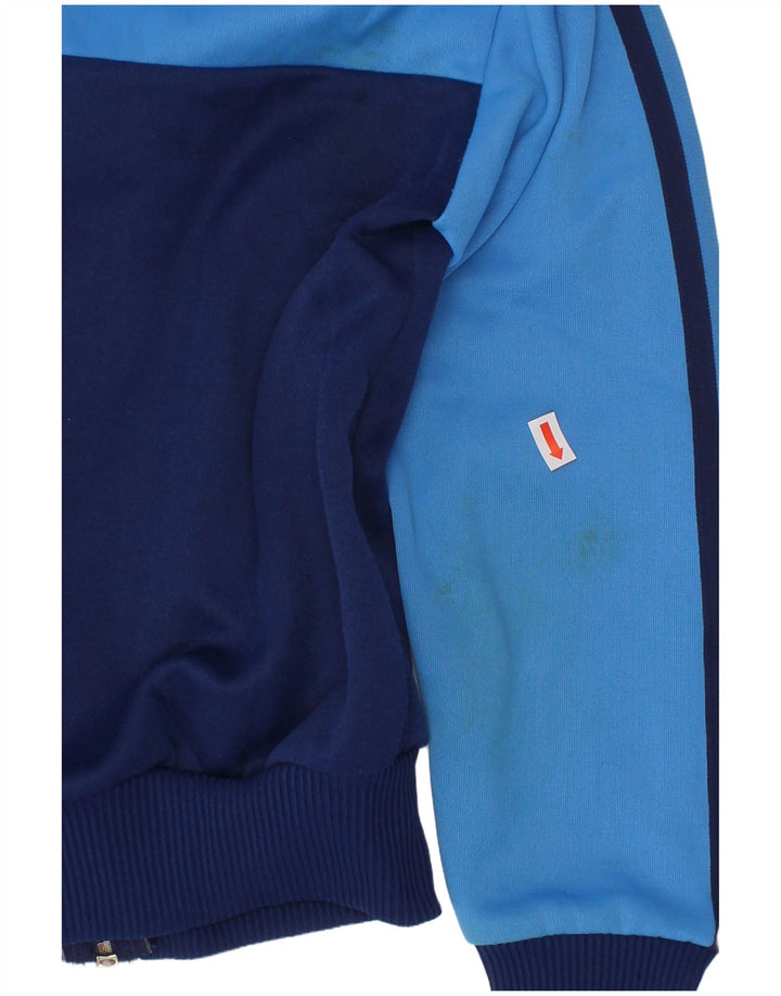 Giacca superiore della tuta da ragazzo ADIDAS 9-10 anni Blu navy Colourblock