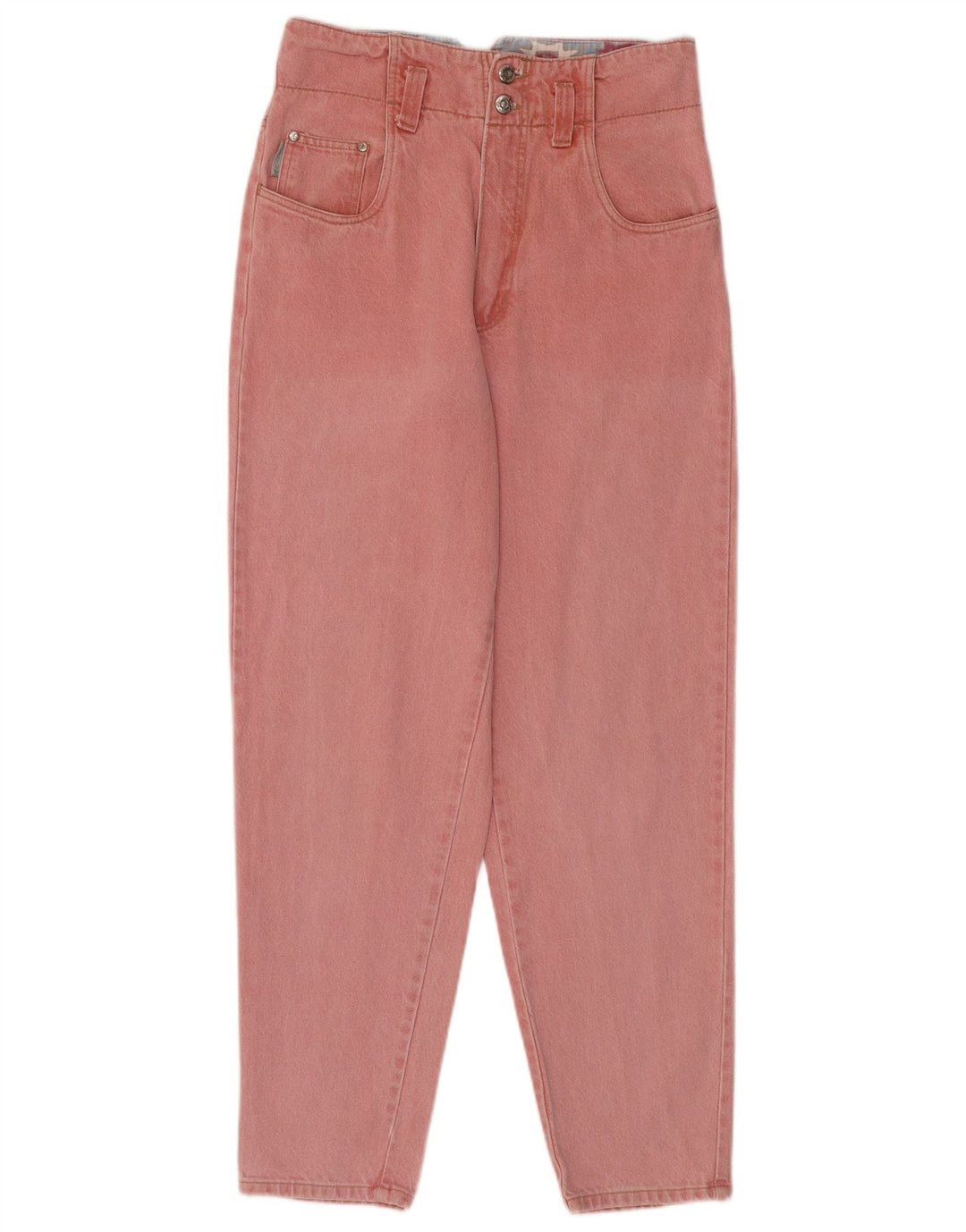 JONNY-Q Jeans da donna a vita alta UK 12 Medio W30 L32 Cotone rosa