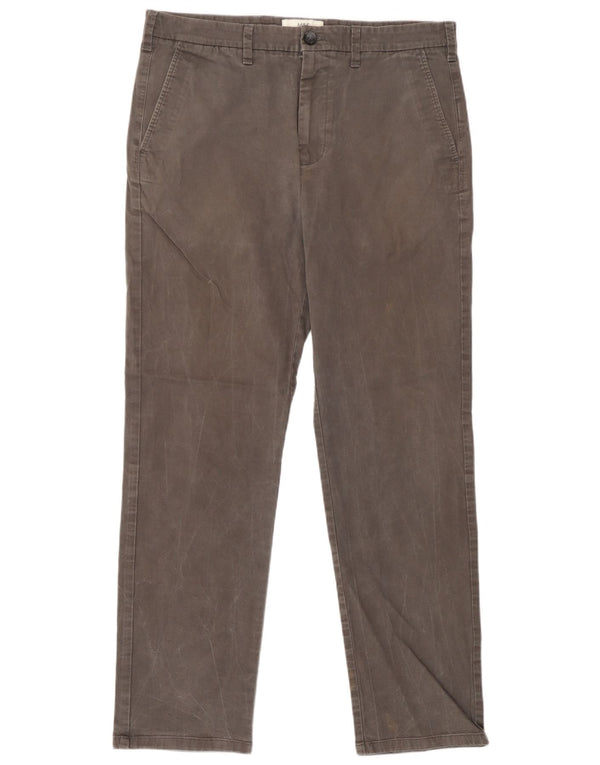 Pantaloni chino vestibilità regolare da uomo Marks & Spencer W34 L31 cotone grigio