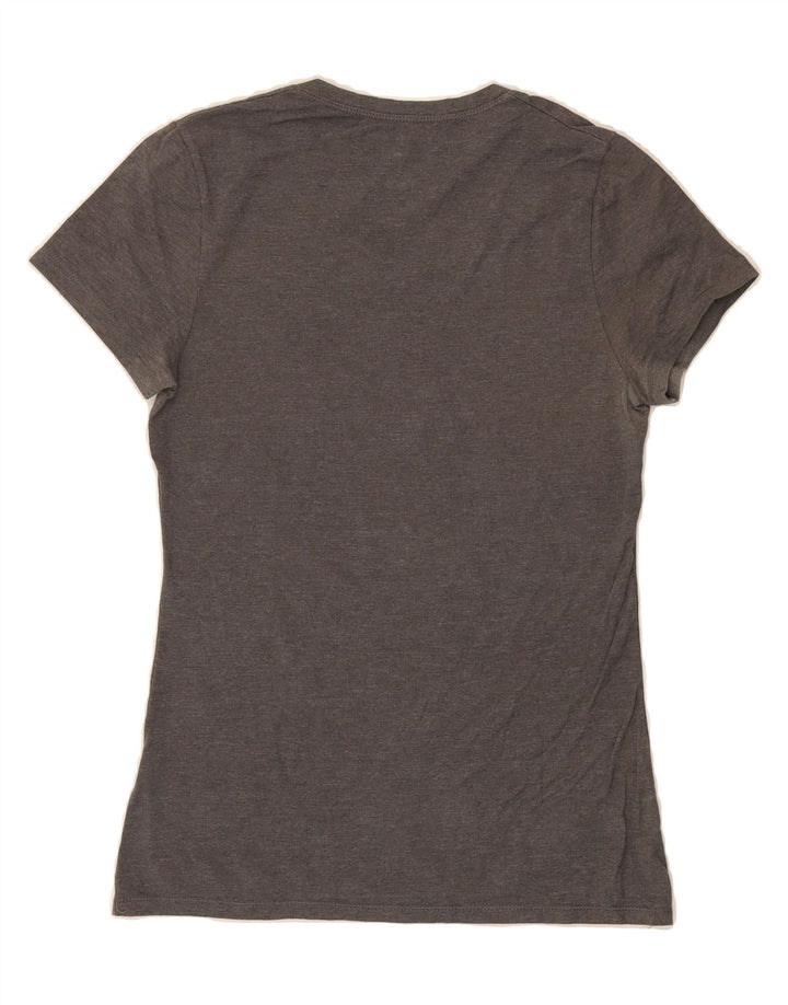 CHAMPION Womens Authentic T-Shirt Top UK 10 Small Grey Cotton Vintage Champion and Second-Hand Champion from Messina Hembry 