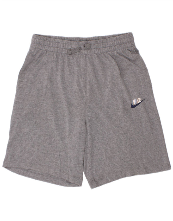 Pantaloncini sportivi Nike da ragazzo vestibilità standard 13-14 anni XL poliestere grigio
