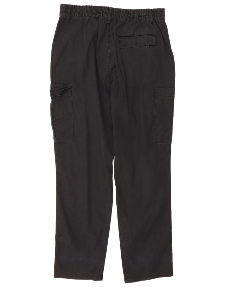 Pantaloni cargo dritti da uomo Zara EU 42 Large W32 L29 neri