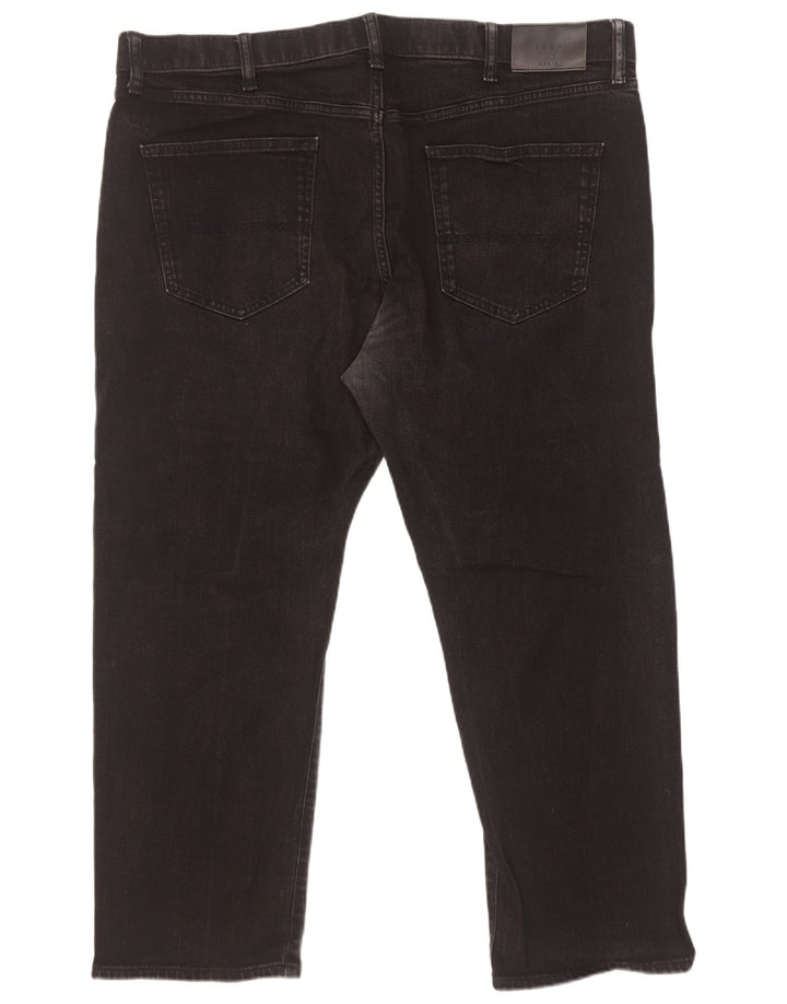 Jeans dritti da uomo Marks & Spencer W42 L27 cotone nero