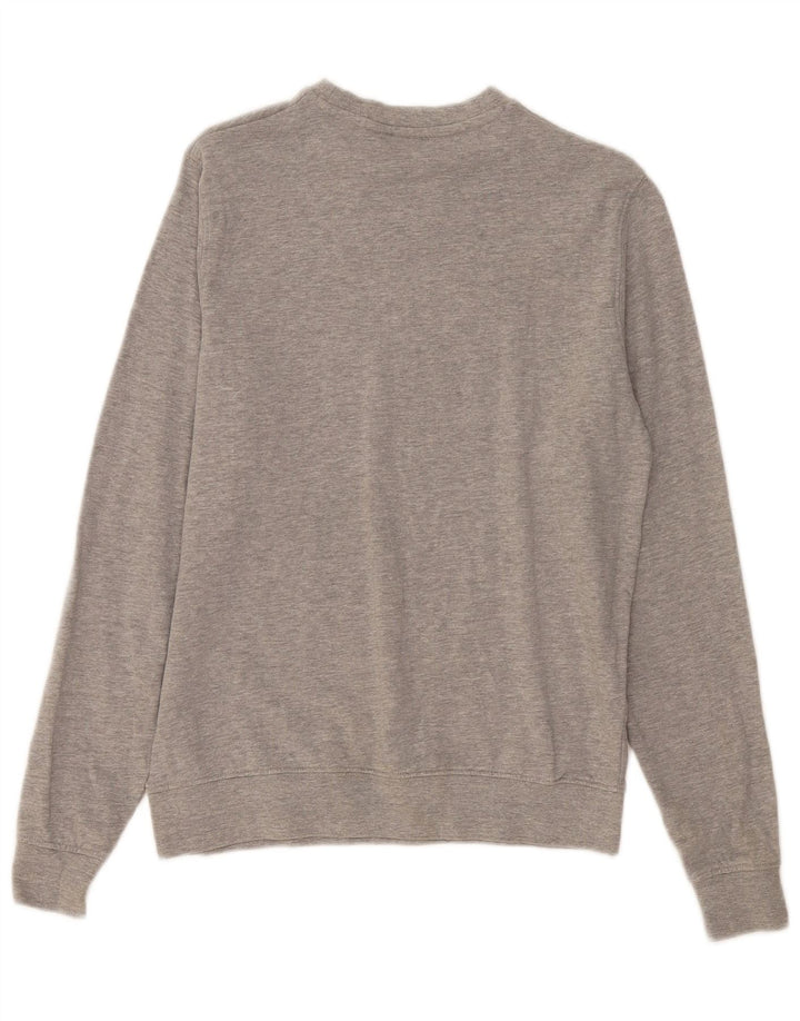 Polo Assn. Felpa da uomo maglione piccolo grigio