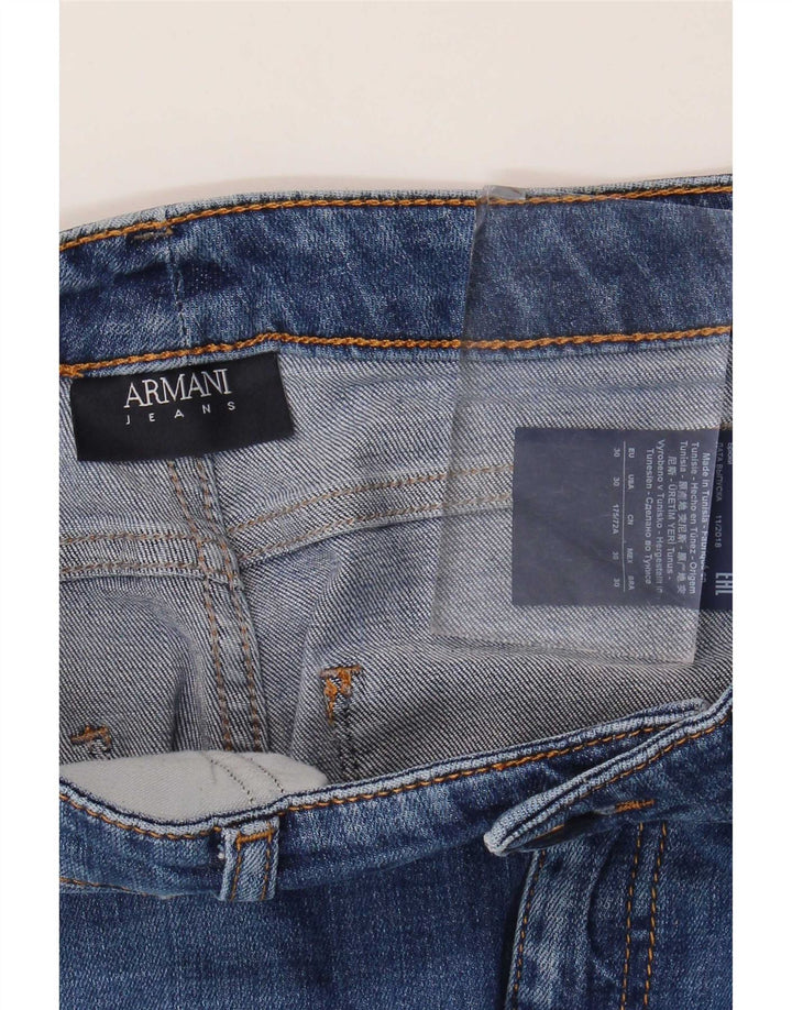 Jeans skinny da donna Armani W30 L33 cotone blu